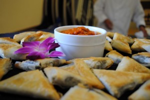 Mushroom   spanakopitas